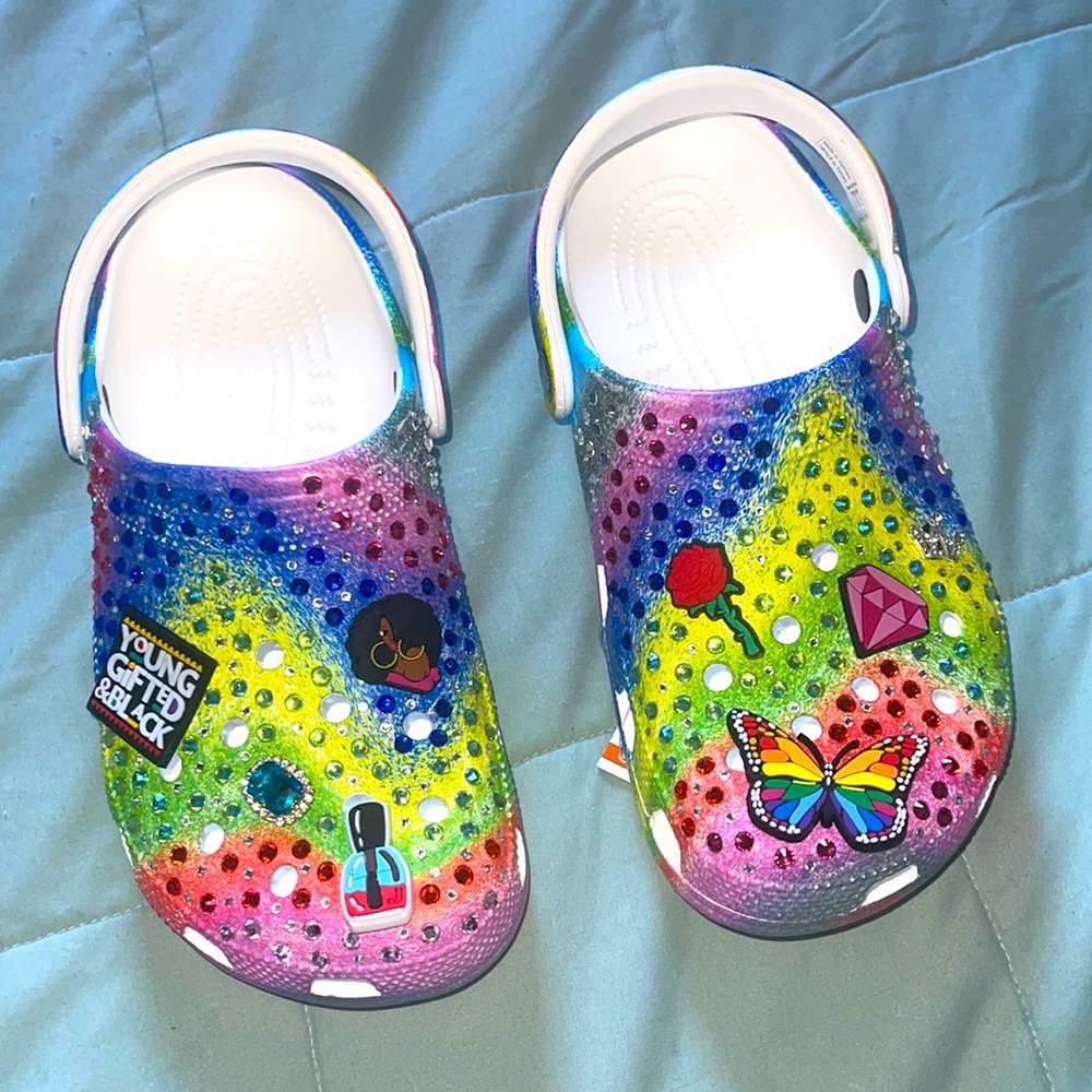 Super cute, one-of-a-kind Crocs clogs